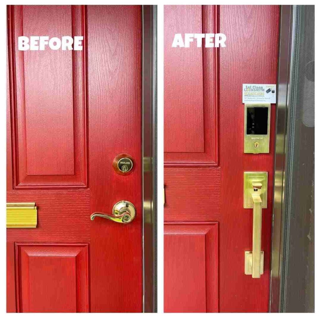 Change Locks On Our front door with 1st class Residential Locksmith