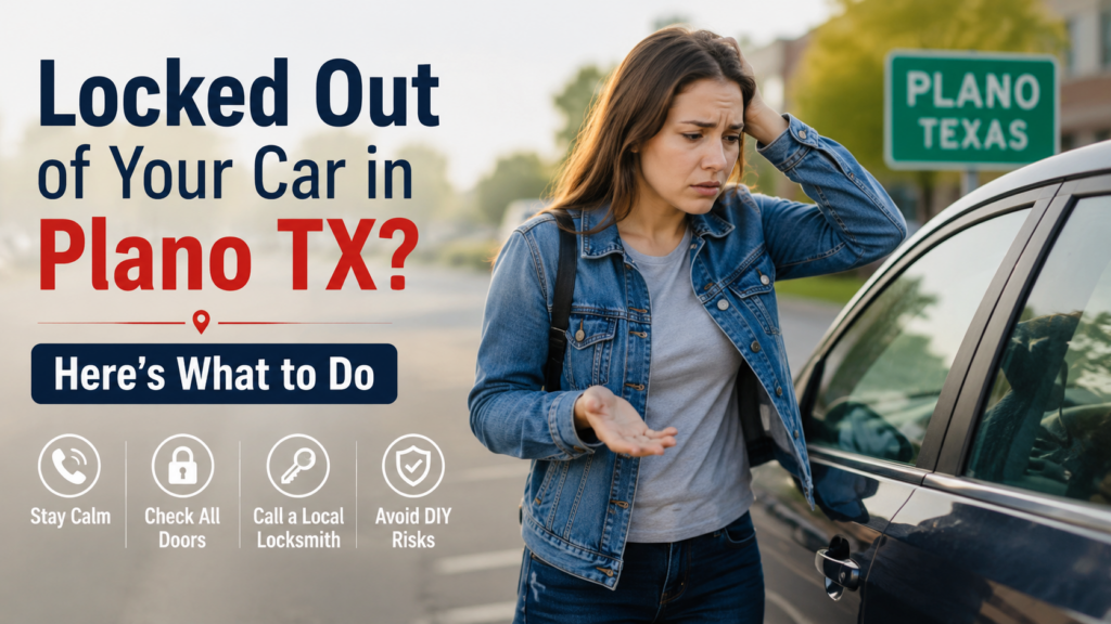 Locked Out of Your Car in Plano TX? Here's What to Do